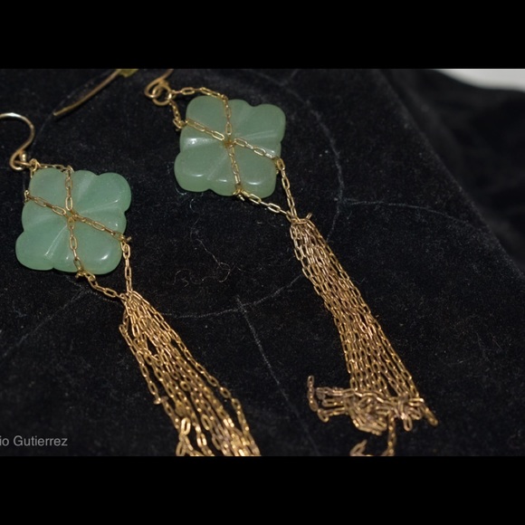 Vintage Ivy Earrings - Picture 1 of 4